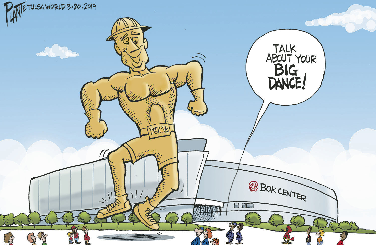 Bruce Plante Cartoon: Tulsa's BIG Dance